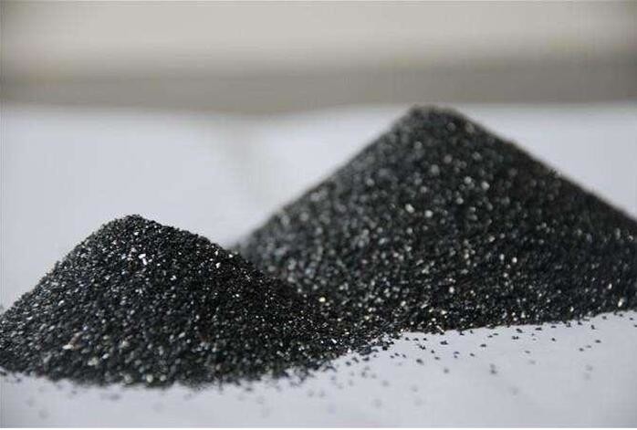 SiC98 3mm Black Silicon Carbide Grains Deoxidizer Corrosion Resistance