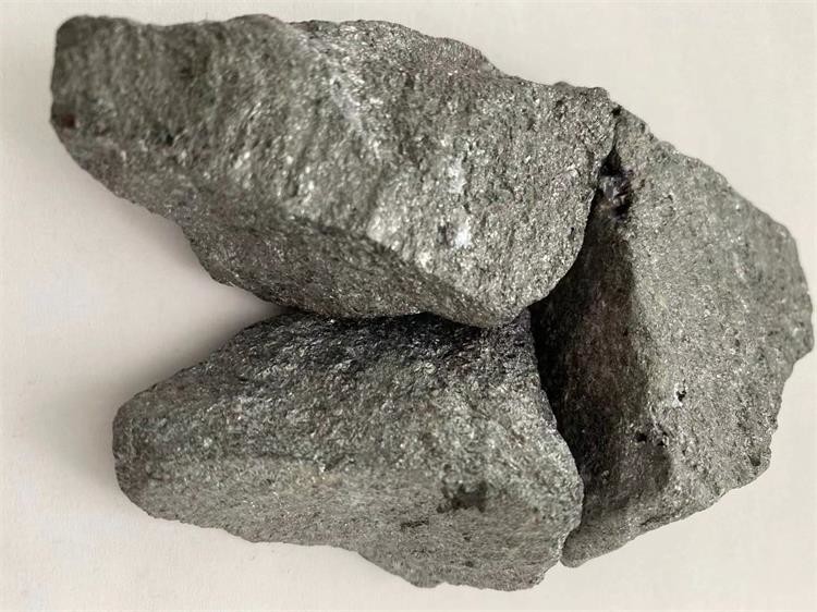 High Density Silver Gray Silicon Carbon Alloy 50mm High Carbon Silicon