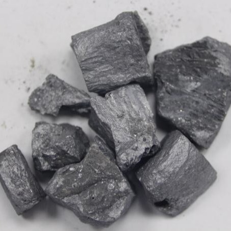 Silver Black FeSiMg Alloy Lump Ferro Silicon Nodulizer