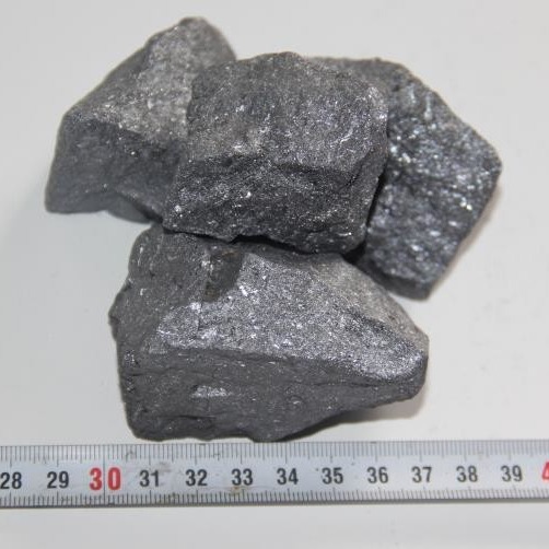 Silver Black FeSiMg Alloy Lump Ferro Silicon Nodulizer